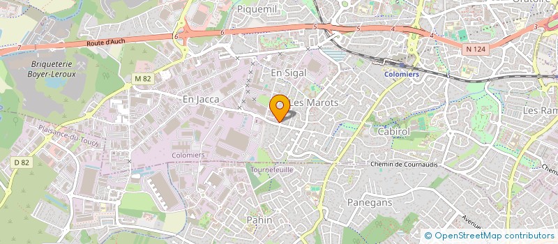 localisation de l'entreprise SCI HYPATHIE à COLOMIERS