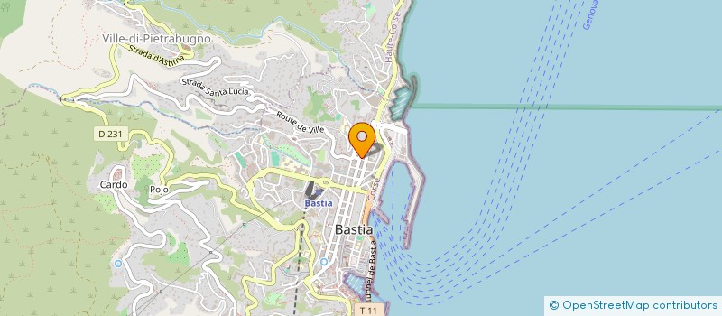 localisation de l'entreprise SCI HYPATIA à BASTIA