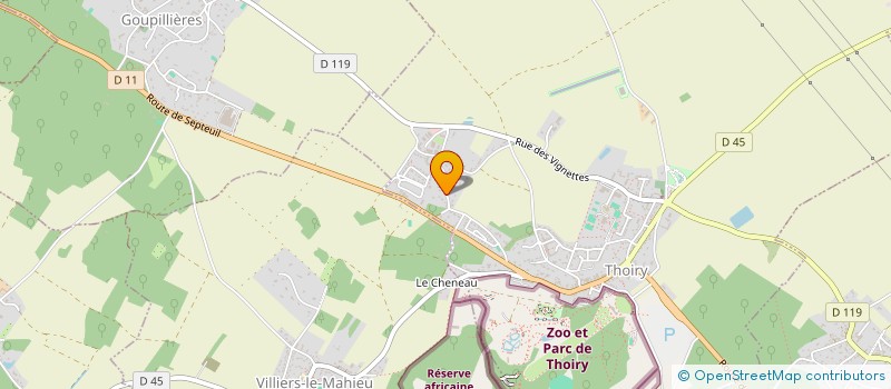 localisation de l'entreprise SCI HYPER MAO 2022  THOIRY