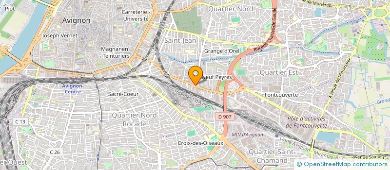 localisation de l'entreprise SCI HYPER SALON  AVIGNON