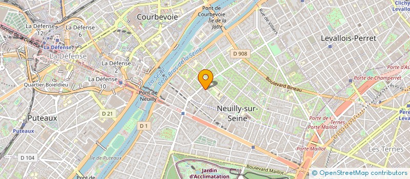 localisation de l'entreprise SCI HYPERION à NEUILLY-SUR-SEINE