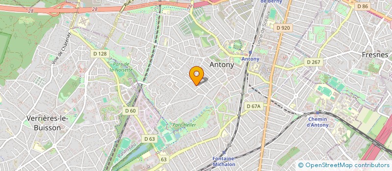 localisation de l'entreprise SCI HYPNOS à ANTONY