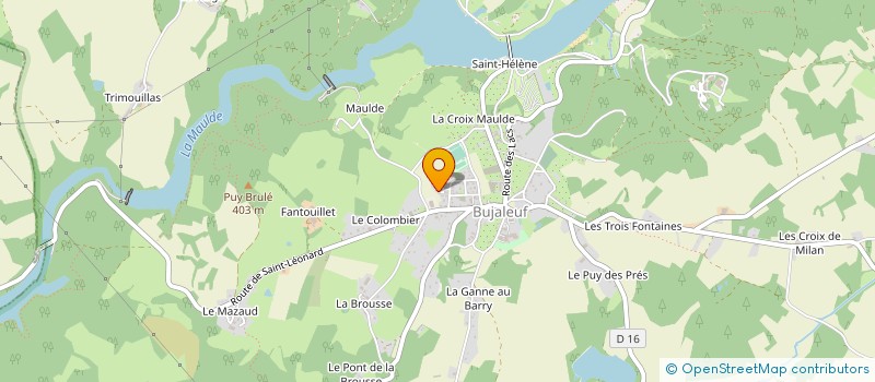 localisation de l'entreprise SCI HYPOCRATE à LIMOGES