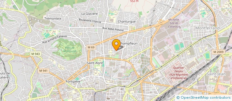 localisation de l'entreprise SCI HYPOKIYA  CLERMONT-FERRAND