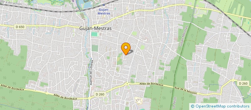 localisation de l'entreprise SCI HYPOLAIS  GUJAN-MESTRAS