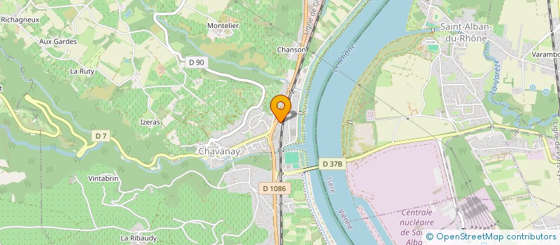 localisation de l'entreprise SCI HYSEL  CHAVANAY