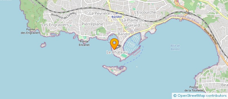 localisation de l'entreprise SCI HYSOPE à BANDOL