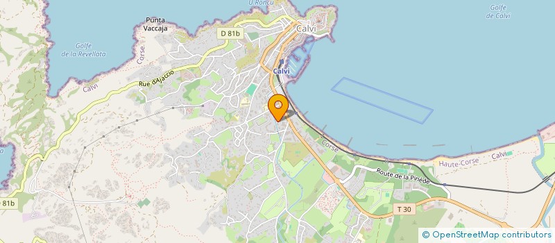 localisation de l'entreprise SCI HYVERNAUD JF à CALVI