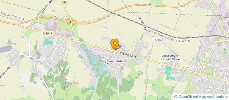 localisation de l'entreprise SCI HYVSANA  LES MAGNILS-REIGNIERS