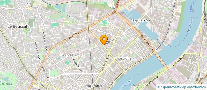 localisation de l'entreprise SCI HZ IMMO  BORDEAUX