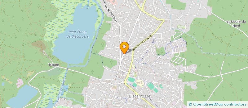 localisation de l'entreprise SCI I.2Z  BISCARROSSE