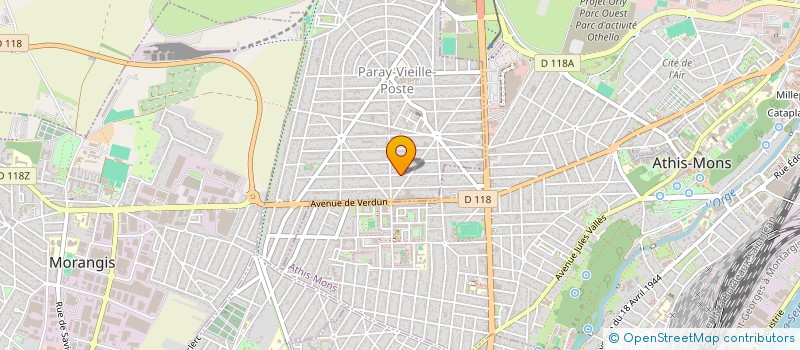 localisation de l'entreprise SCI I.A.C.O. à PARAY-VIEILLE-POSTE