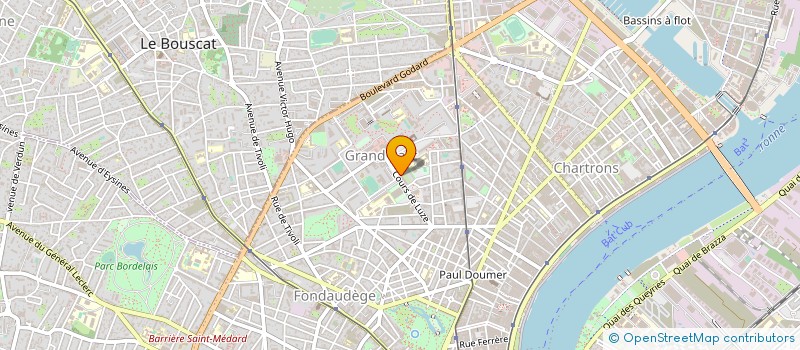 localisation de l'entreprise SCI I.A.O à BORDEAUX
