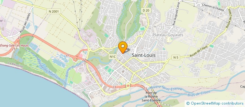 localisation de l'entreprise SCI I ADAM ET FAMILLE  SAINT-LOUIS