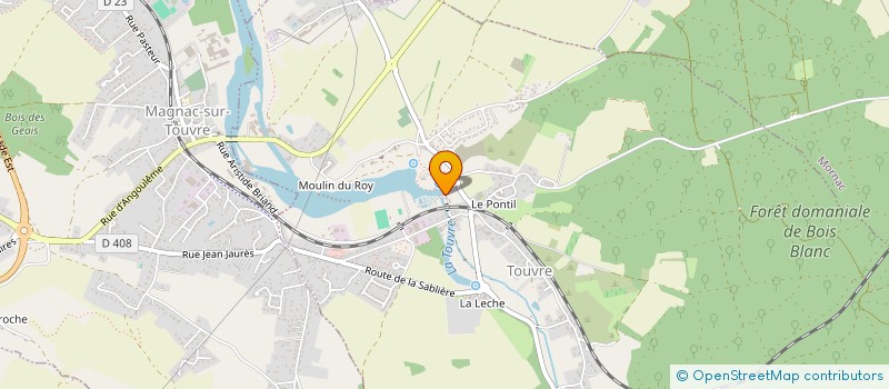 localisation de l'entreprise SCI I B C  TOUVRE