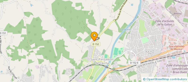 localisation de l'entreprise SCI I.B.N.  SAINT-PANTALEON-DE-LARCHE