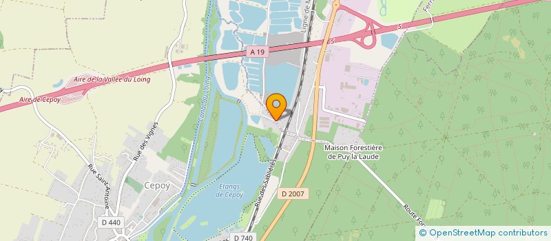 localisation de l'entreprise SCI I B O à FONTENAY-SUR-LOING