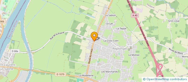 localisation de l'entreprise SCI I.C.M IMMO  REPLONGES