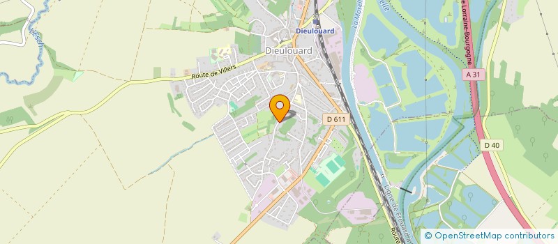 localisation de l'entreprise SCI I-CAR INVEST  DIEULOUARD