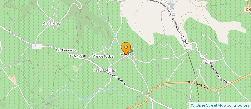 localisation de l'entreprise SCI I-D  SAINT-MARTIN-LAGUEPIE