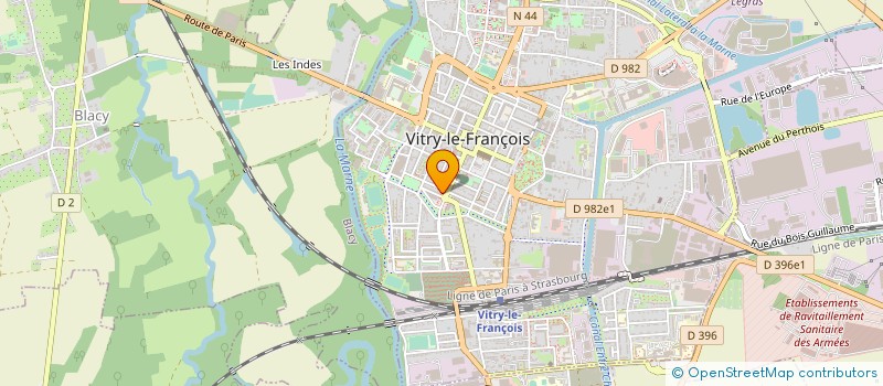 localisation de l'entreprise SCI I.D.E PLACE GIRAUD à VITRY-LE-FRANCOIS