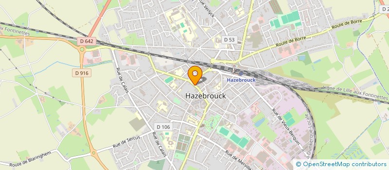 localisation de l'entreprise SCI I.D.L.C  HAZEBROUCK