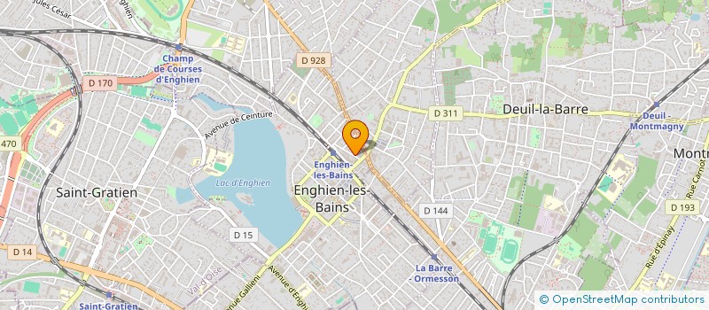 localisation de l'entreprise SCI I.E.  ENGHIEN-LES-BAINS