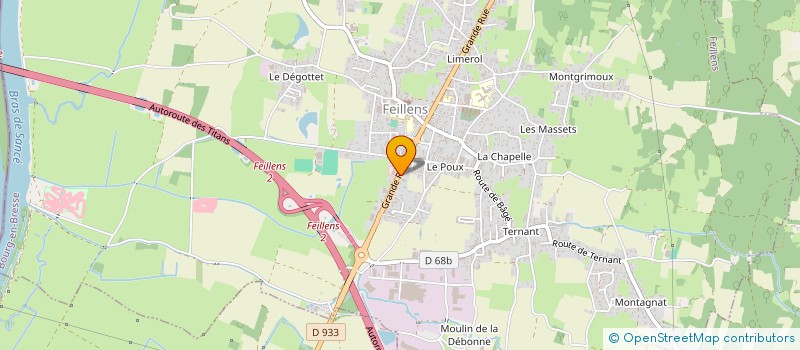 localisation de l'entreprise SCI I.E.  FEILLENS