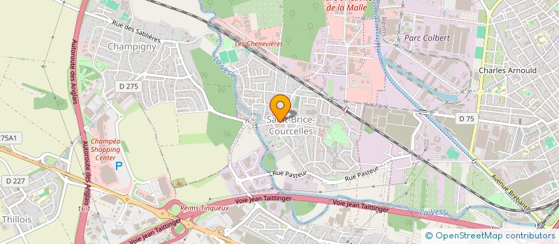 localisation de l'entreprise SCI I.E.C.  SAINT-BRICE-COURCELLES