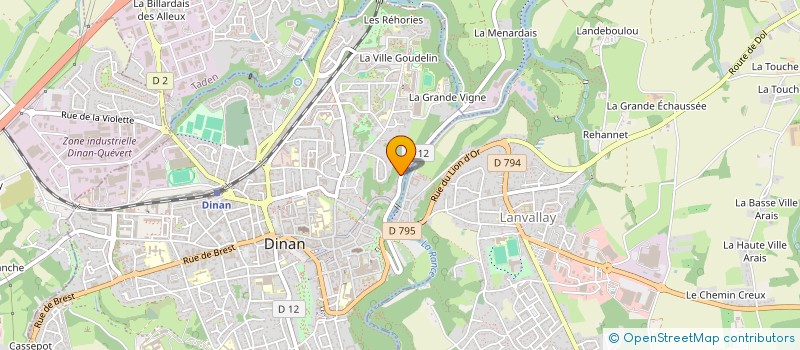 localisation de l'entreprise SCI I.F.A  DINAN