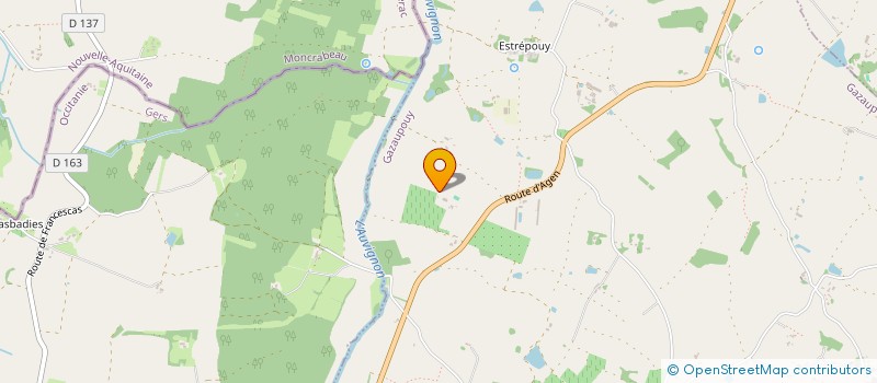 localisation de l'entreprise SCI I & F A POLIMON  GAZAUPOUY