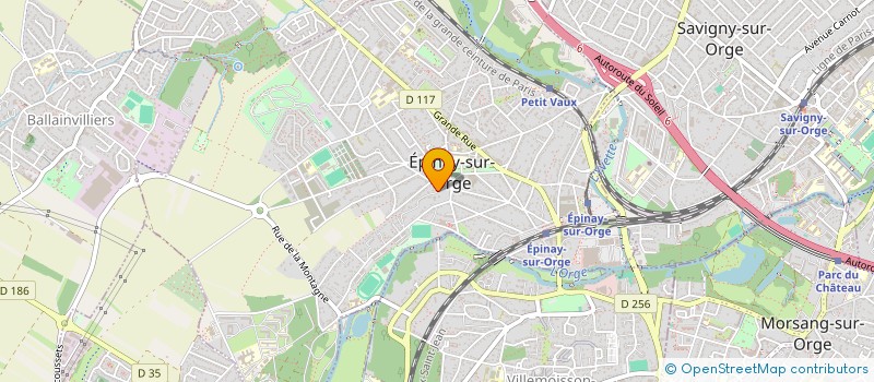 localisation de l'entreprise SCI I.F.H  EPINAY-SUR-ORGE