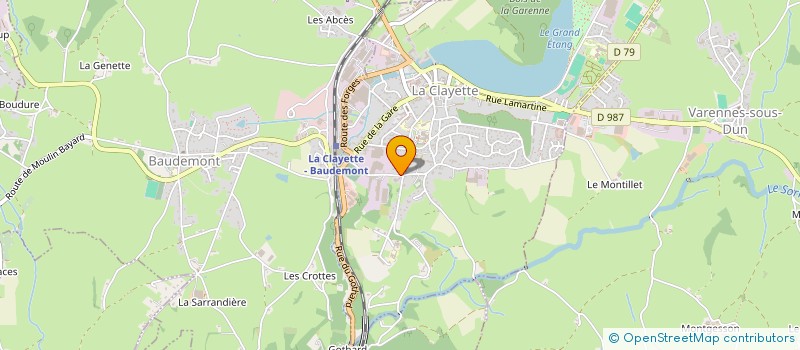 localisation de l'entreprise SCI  I.F.V. à VARENNES-SOUS-DUN