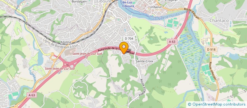 localisation de l'entreprise SCI I.G.  CIBOURE