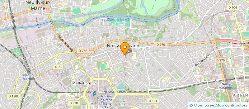 localisation de l'entreprise SCI I.G.E. à NOISY-LE-GRAND