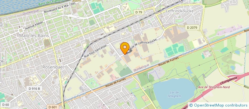 localisation de l'entreprise SCI I G L S à DUNKERQUE