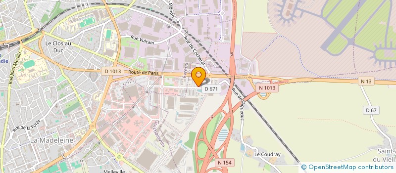 localisation de l'entreprise SCI I L B  LE VIEIL-EVREUX