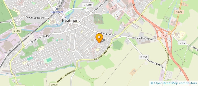 localisation de l'entreprise SCI I.L.D  HAUTMONT