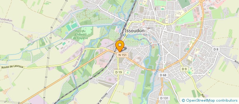 localisation de l'entreprise SCI I.L.K NAUBRON à ISSOUDUN
