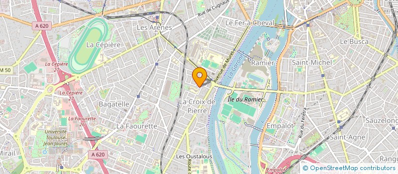 localisation de l'entreprise SCI  I.L.S.L  TOULOUSE