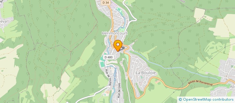 localisation de l'entreprise SCI I M F  HERIMONCOURT