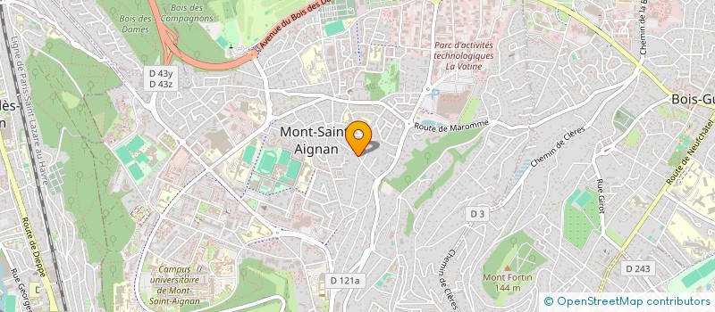 localisation de l'entreprise SCI I.M.F.  MONT-SAINT-AIGNAN