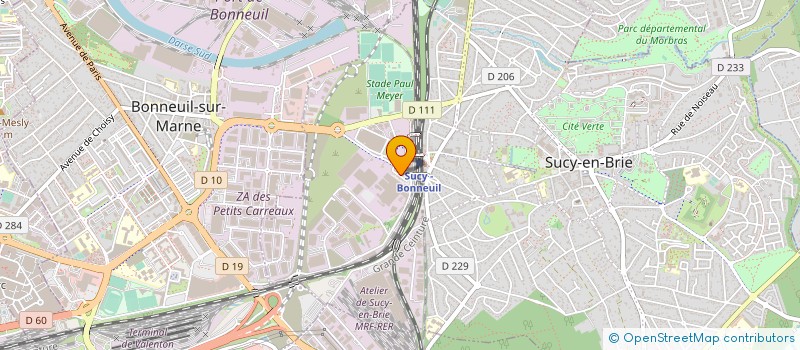 localisation de l'entreprise SCI I.M.L.M. RICCI  SUCY-EN-BRIE