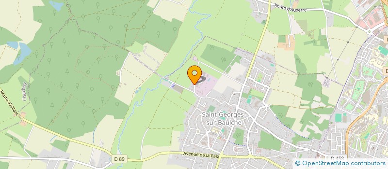 localisation de l'entreprise SCI I.P.B.K  SAINT-GEORGES-SUR-BAULCHE