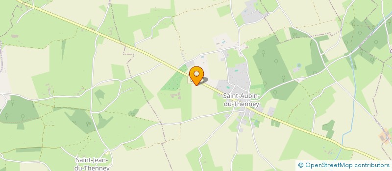 localisation de l'entreprise SCI I.P.F.O.  ST AUBIN DU THENNEY
