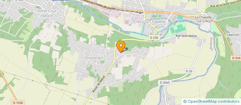 localisation de l'entreprise SCI I.P.L  VOULANGIS