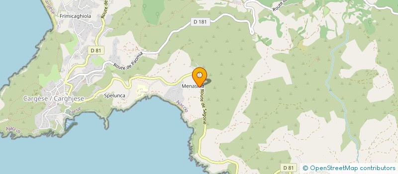 localisation de l'entreprise SCI I PASTORI à CARGESE