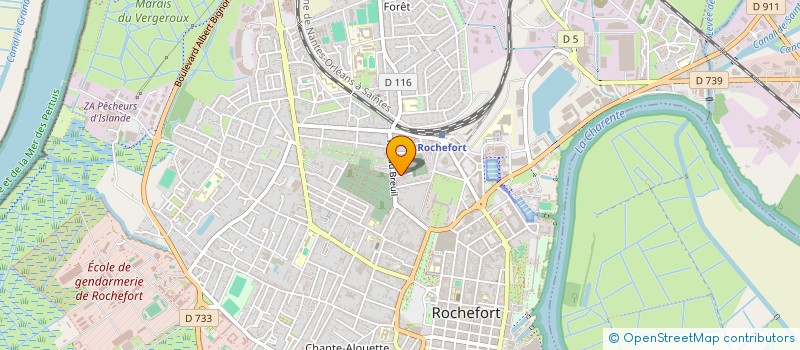 localisation de l'entreprise SCI I PIOPI  ROCHEFORT