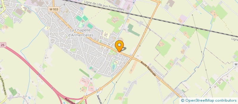 localisation de l'entreprise SCI I.R.B.L  LA CHAPELLE-D'ARMENTIERES