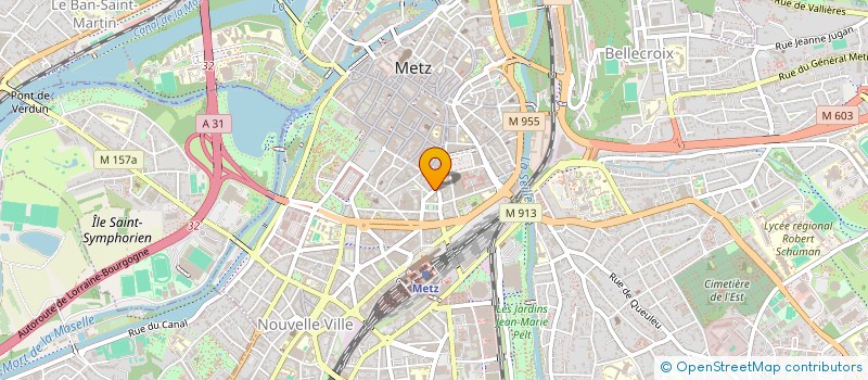 localisation de l'entreprise SCI I S N  METZ